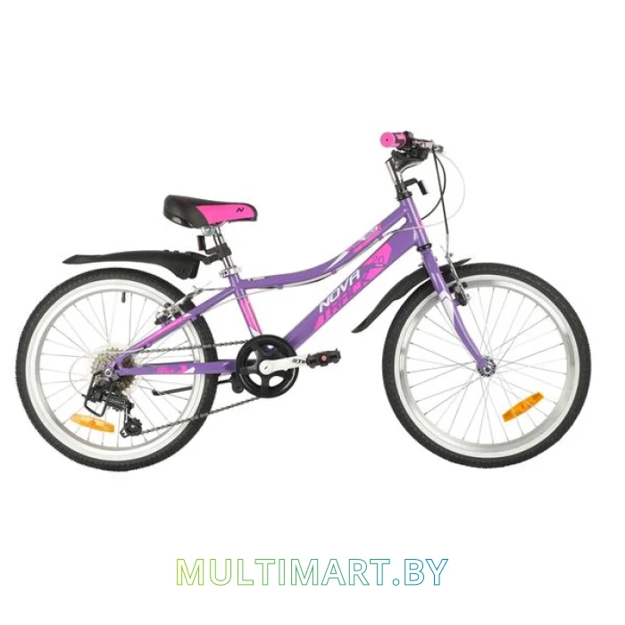 Детский велосипед Novatrack Alice 20SH6V.ALICE.VL21 (фиолетовый, 2021)